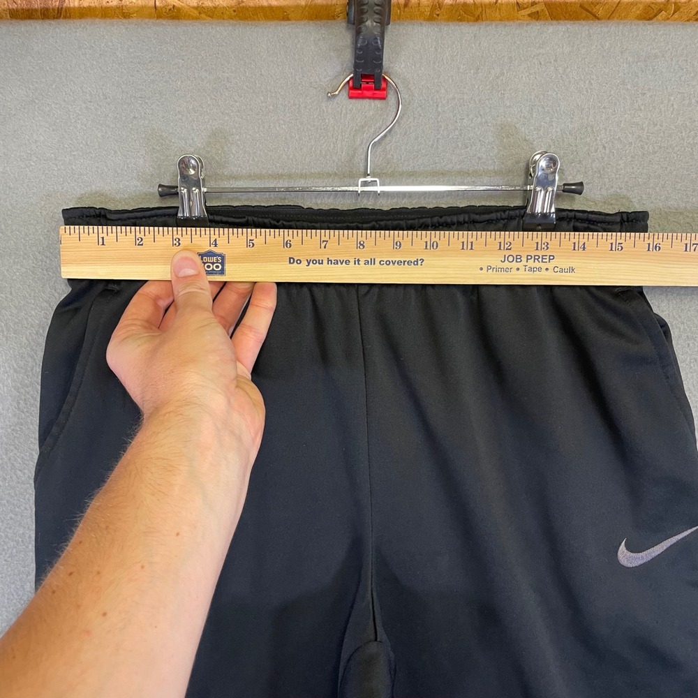 Nike Therma-FIT Training Pants Mens L Black Fleece Lined Tapered 800191-010 - Picture 5 of 9